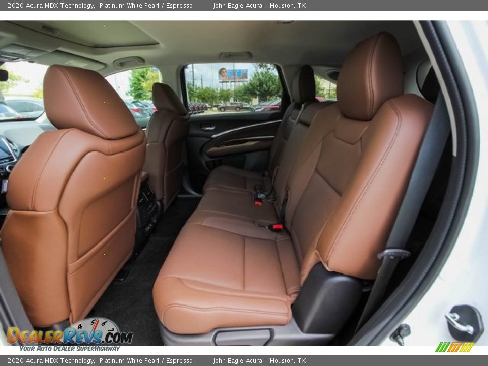 Rear Seat of 2020 Acura MDX Technology Photo #17