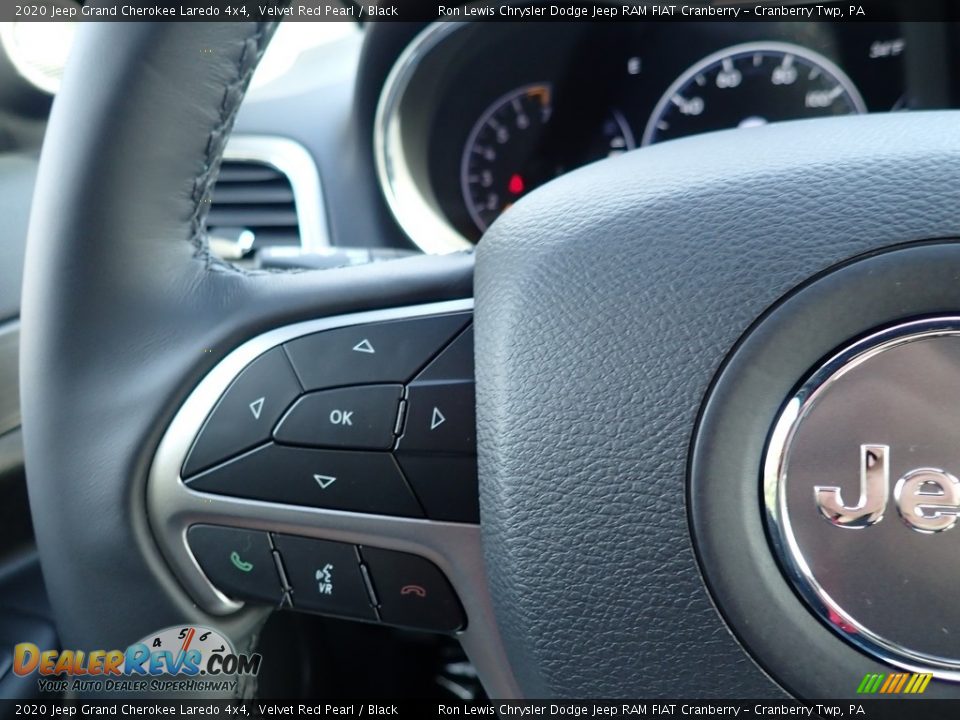 2020 Jeep Grand Cherokee Laredo 4x4 Velvet Red Pearl / Black Photo #20