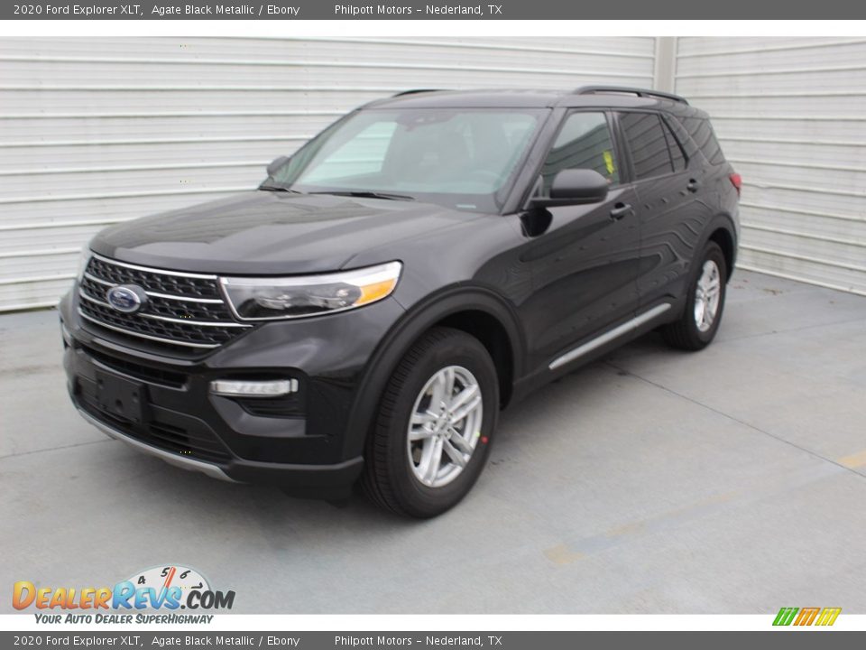 2020 Ford Explorer XLT Agate Black Metallic / Ebony Photo #4