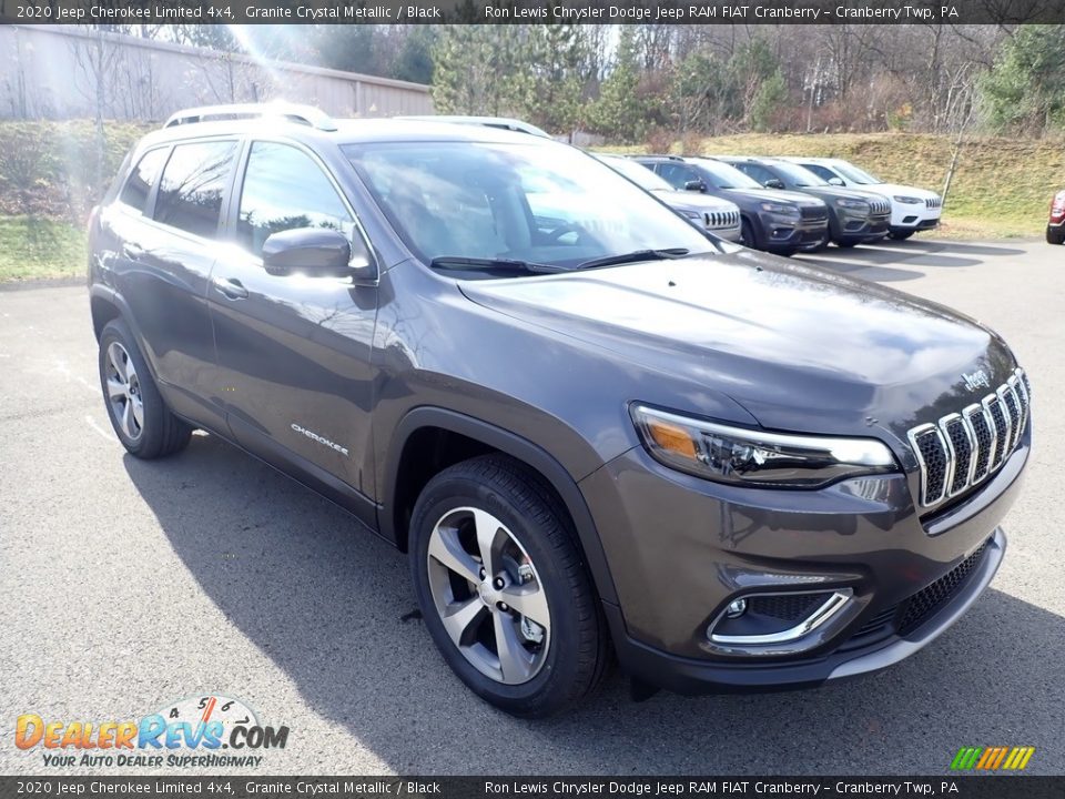 2020 Jeep Cherokee Limited 4x4 Granite Crystal Metallic / Black Photo #7