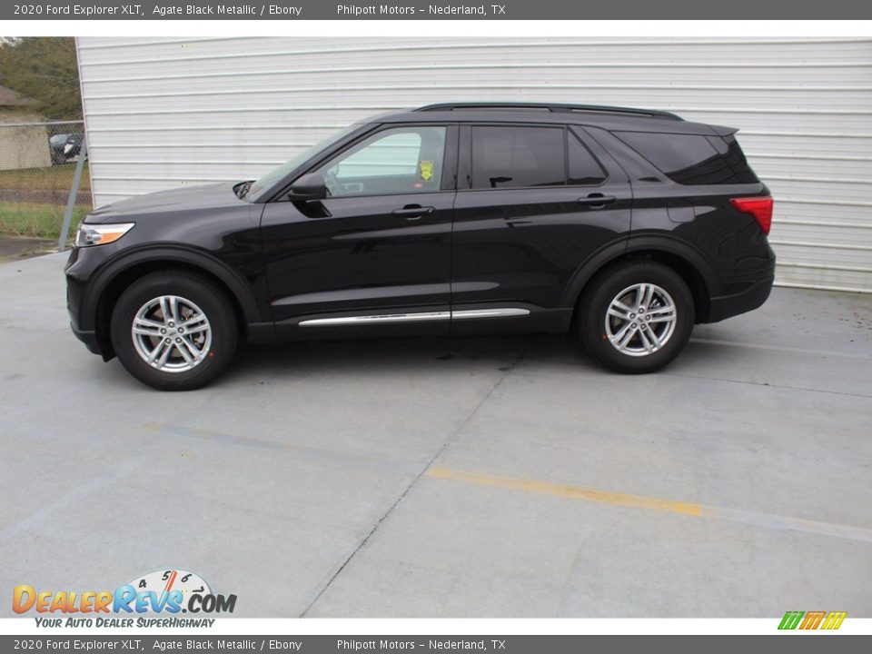 2020 Ford Explorer XLT Agate Black Metallic / Ebony Photo #6