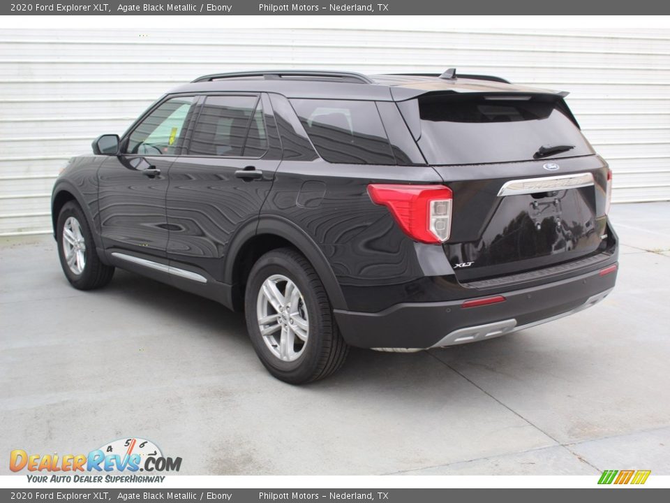 2020 Ford Explorer XLT Agate Black Metallic / Ebony Photo #7