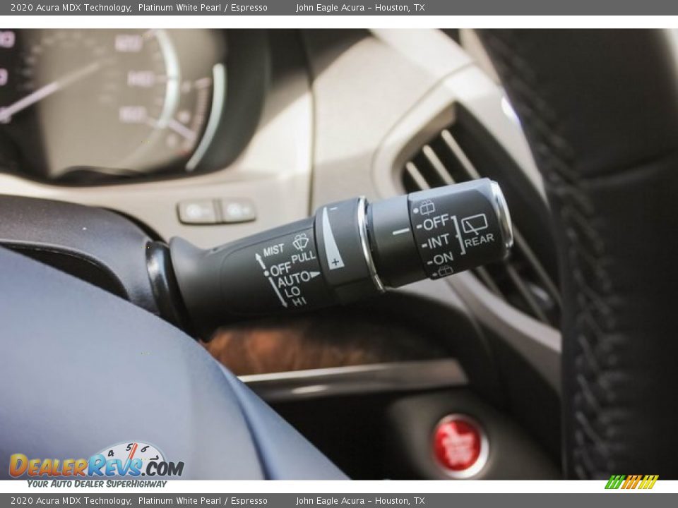 2020 Acura MDX Technology Platinum White Pearl / Espresso Photo #35