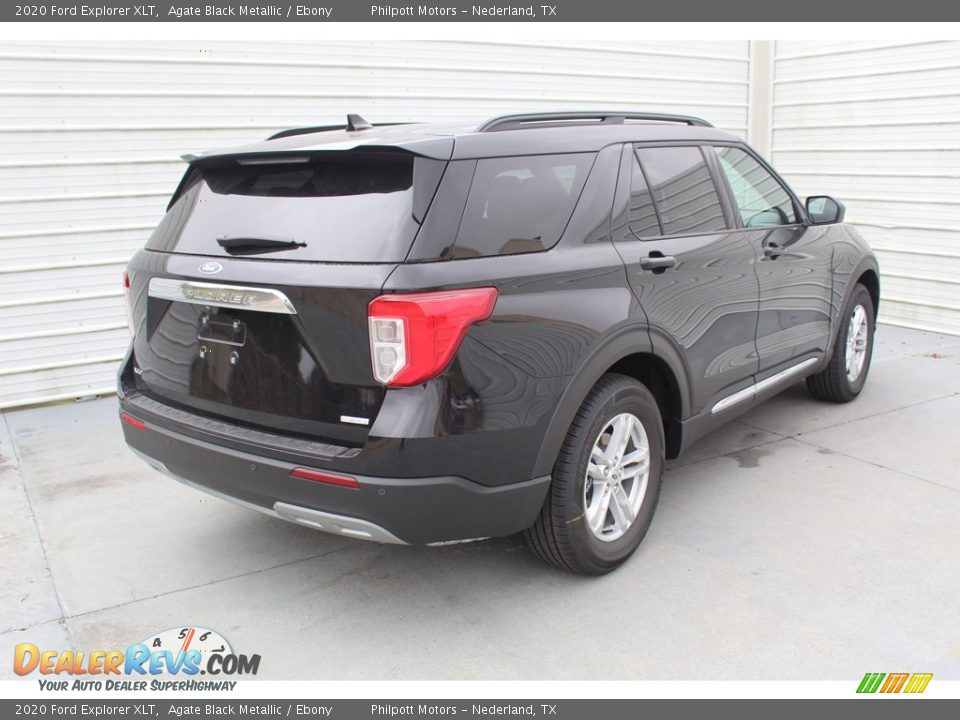 2020 Ford Explorer XLT Agate Black Metallic / Ebony Photo #9