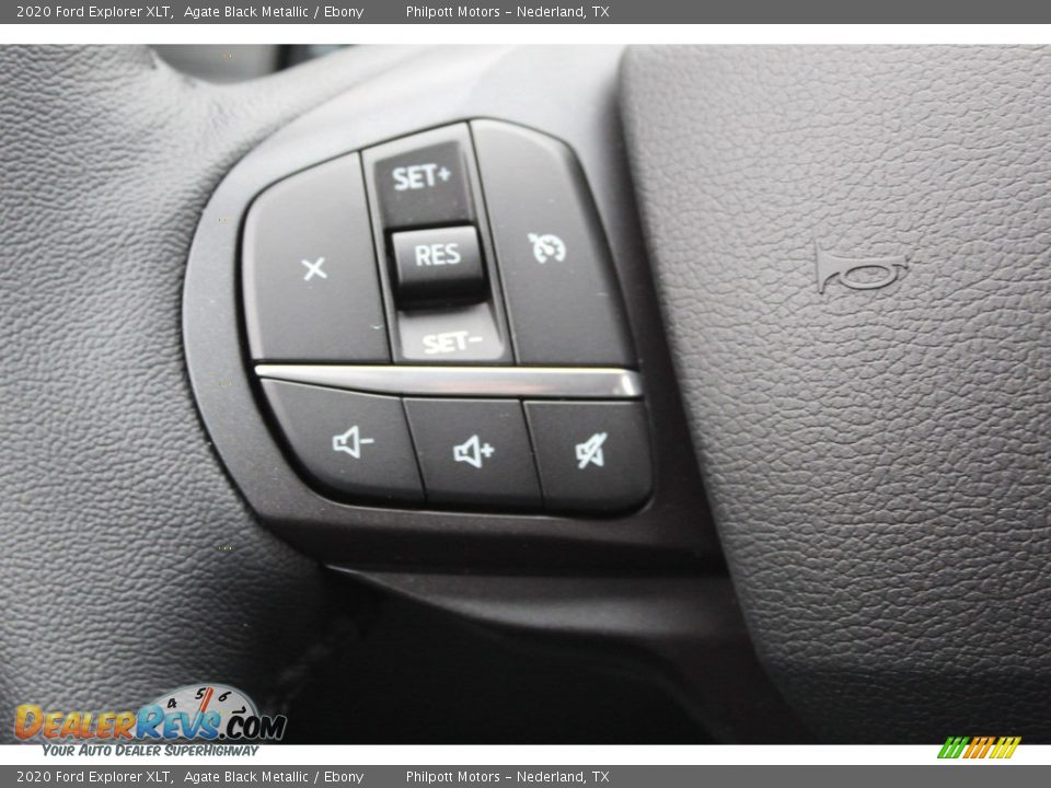 2020 Ford Explorer XLT Agate Black Metallic / Ebony Photo #13