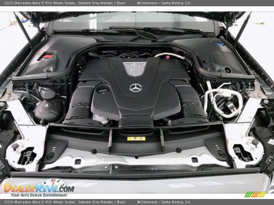 2020 Mercedes-Benz E 450 4Matic Sedan Selenite Grey Metallic / Black Photo #8
