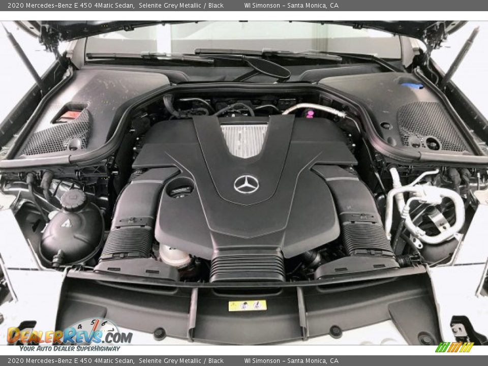 2020 Mercedes-Benz E 450 4Matic Sedan Selenite Grey Metallic / Black Photo #8