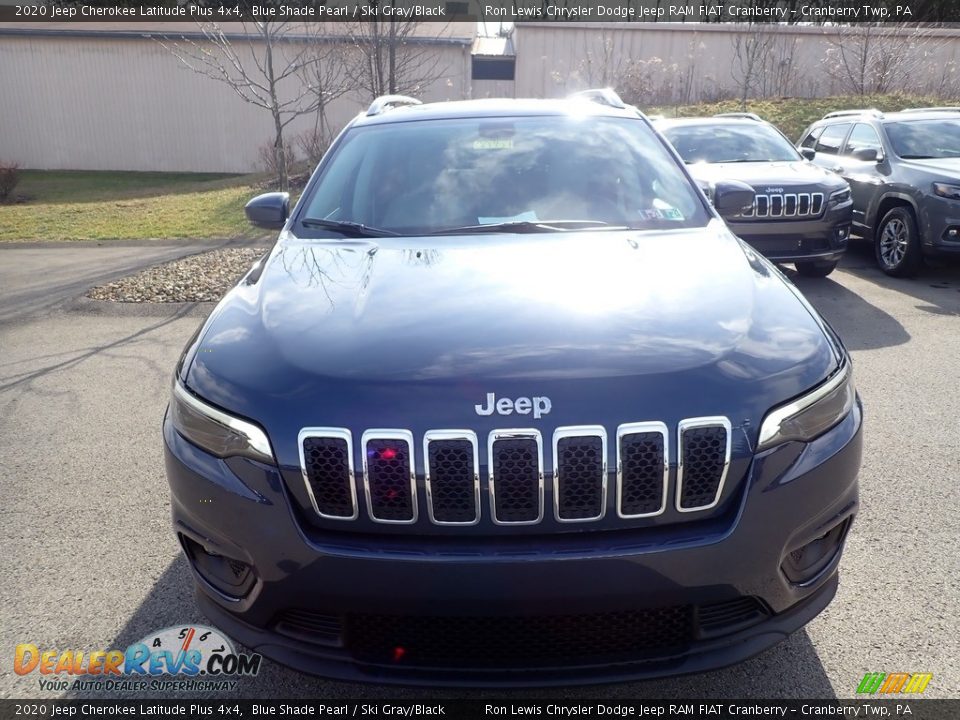 2020 Jeep Cherokee Latitude Plus 4x4 Blue Shade Pearl / Ski Gray/Black Photo #8