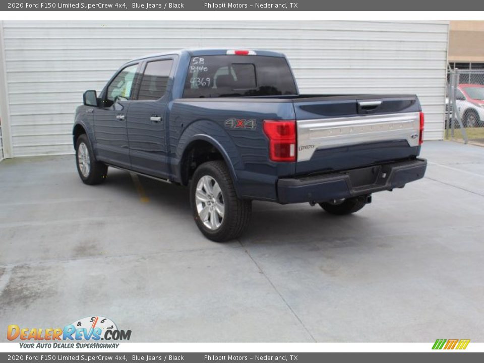 2020 Ford F150 Limited SuperCrew 4x4 Blue Jeans / Black Photo #6