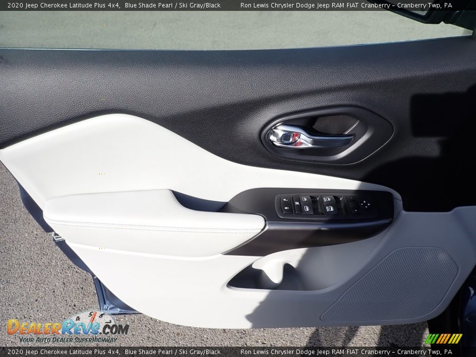 2020 Jeep Cherokee Latitude Plus 4x4 Blue Shade Pearl / Ski Gray/Black Photo #14