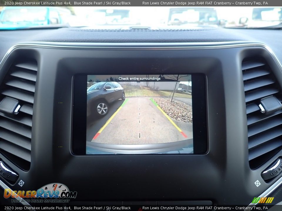 2020 Jeep Cherokee Latitude Plus 4x4 Blue Shade Pearl / Ski Gray/Black Photo #17
