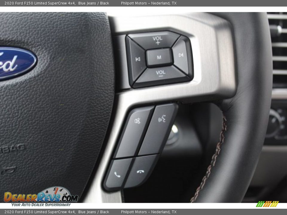 2020 Ford F150 Limited SuperCrew 4x4 Steering Wheel Photo #13