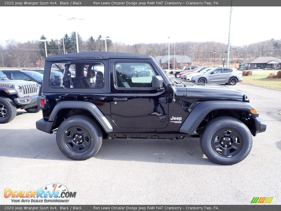 Black 2020 Jeep Wrangler Sport 4x4 Photo #6