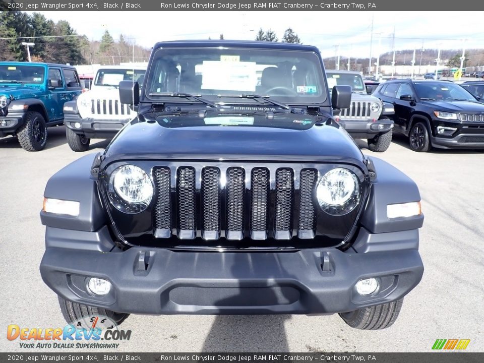 2020 Jeep Wrangler Sport 4x4 Black / Black Photo #8