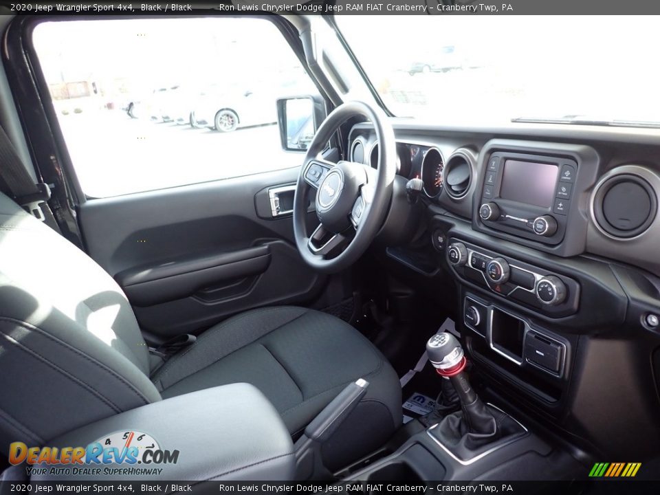 2020 Jeep Wrangler Sport 4x4 Black / Black Photo #11