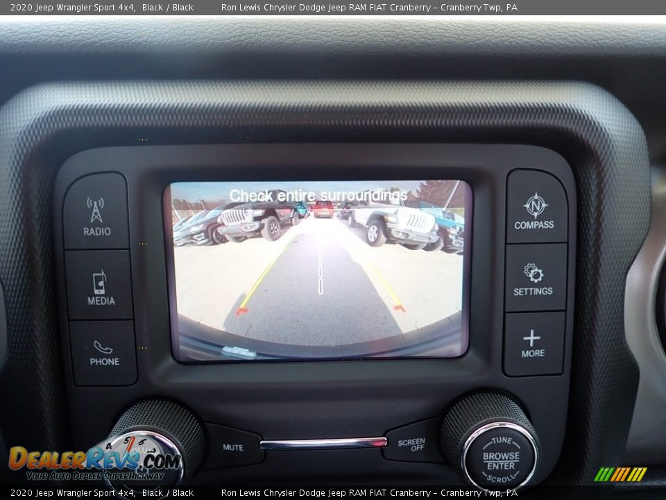 2020 Jeep Wrangler Sport 4x4 Black / Black Photo #16