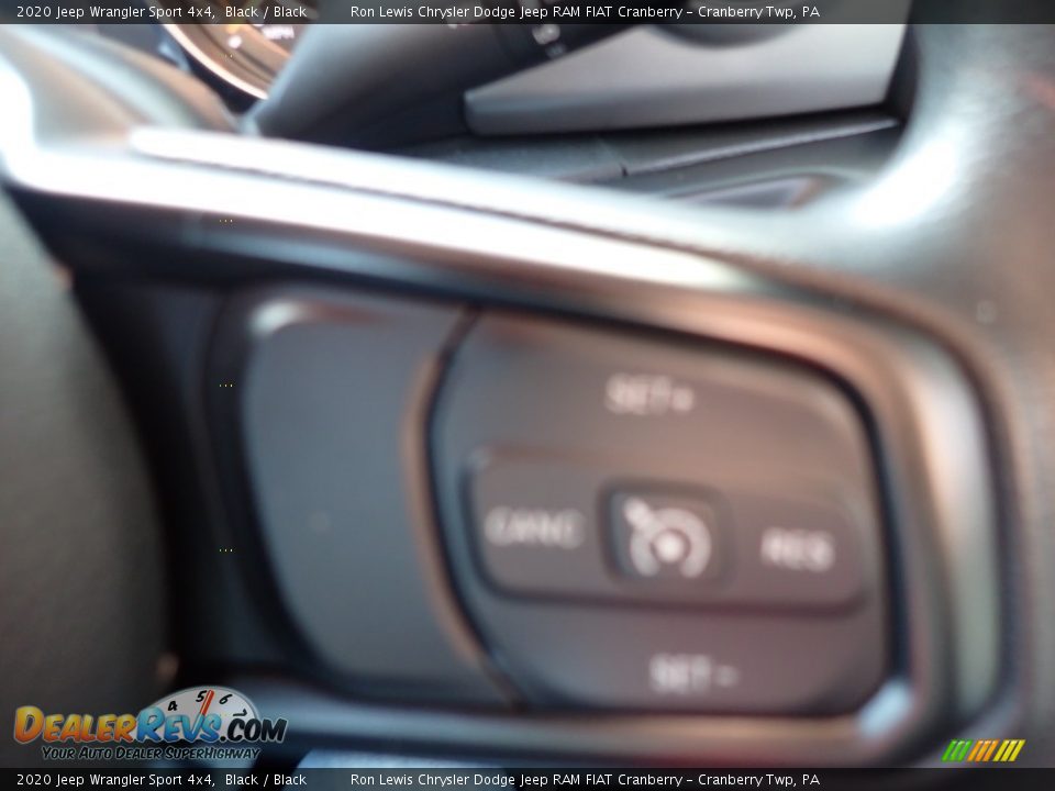 2020 Jeep Wrangler Sport 4x4 Black / Black Photo #17