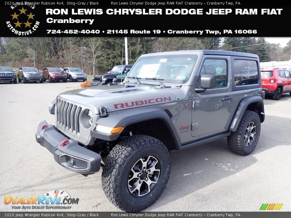 2020 Jeep Wrangler Rubicon 4x4 Sting-Gray / Black Photo #1