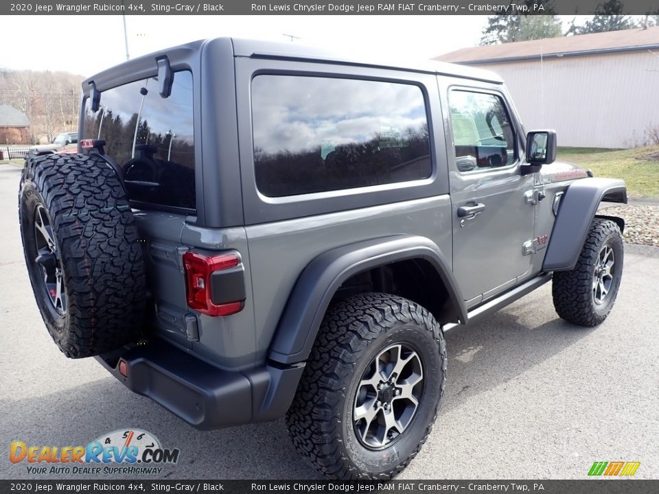 2020 Jeep Wrangler Rubicon 4x4 Sting-Gray / Black Photo #5