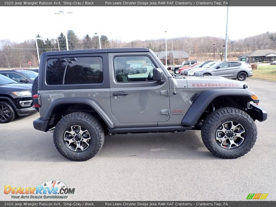 2020 Jeep Wrangler Rubicon 4x4 Sting-Gray / Black Photo #6