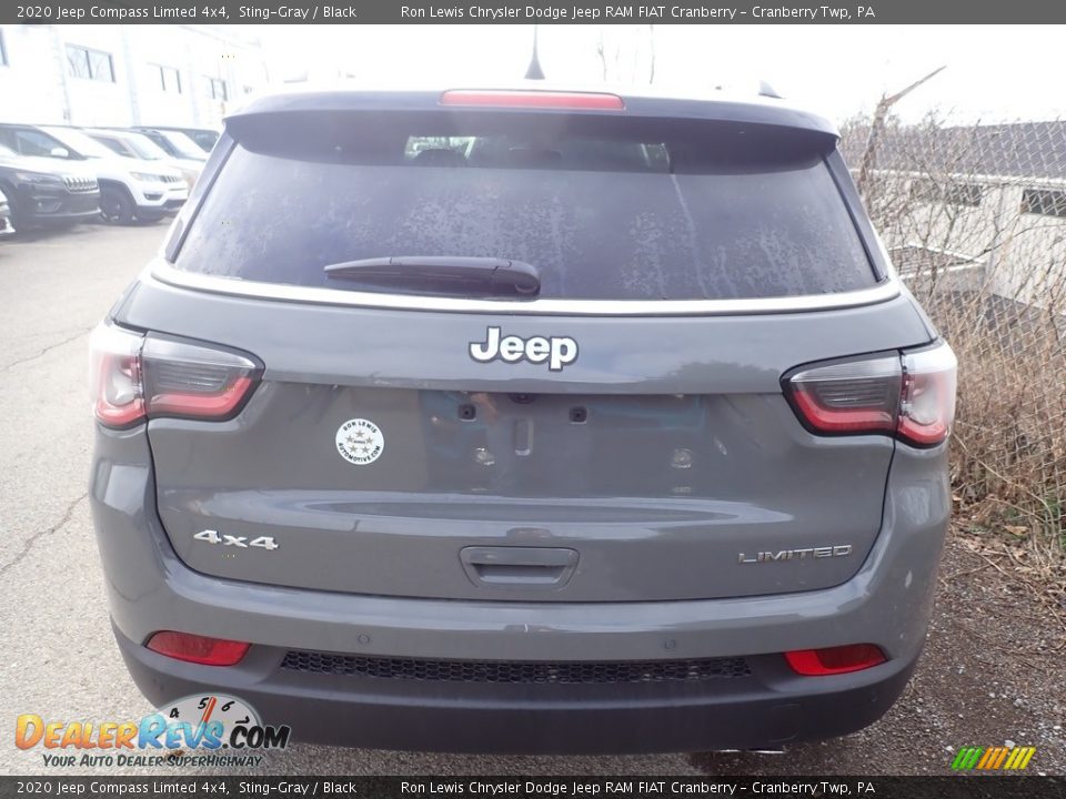 2020 Jeep Compass Limted 4x4 Sting-Gray / Black Photo #8