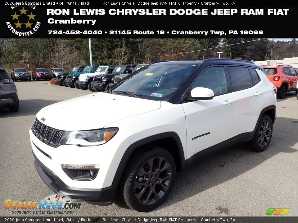 2020 Jeep Compass Limted 4x4 White / Black Photo #1