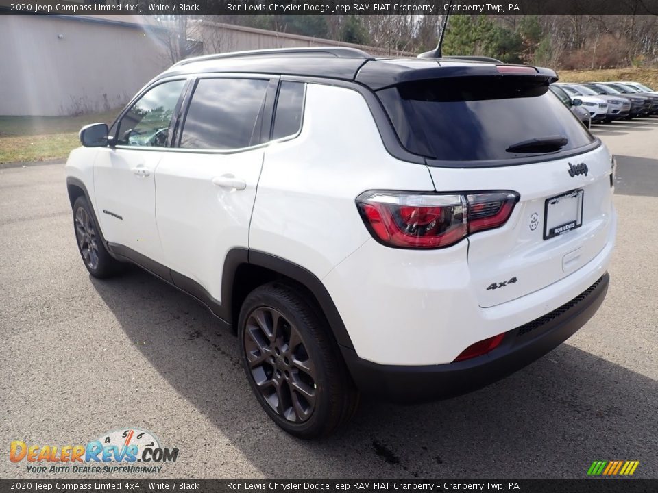 2020 Jeep Compass Limted 4x4 White / Black Photo #3