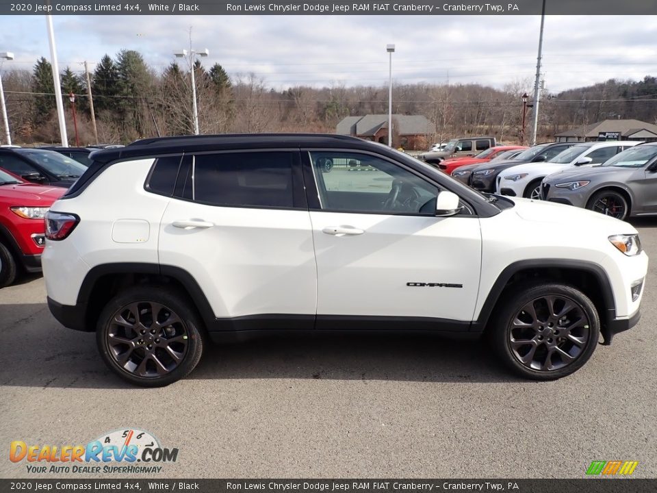 2020 Jeep Compass Limted 4x4 White / Black Photo #6