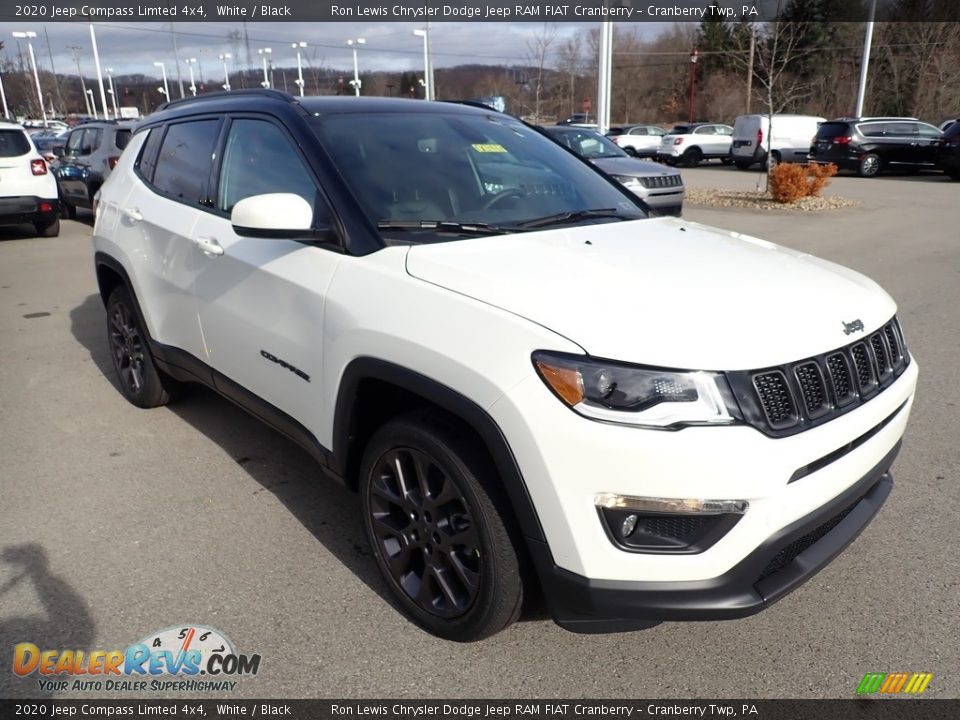 2020 Jeep Compass Limted 4x4 White / Black Photo #7