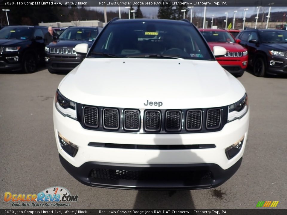 2020 Jeep Compass Limted 4x4 White / Black Photo #8