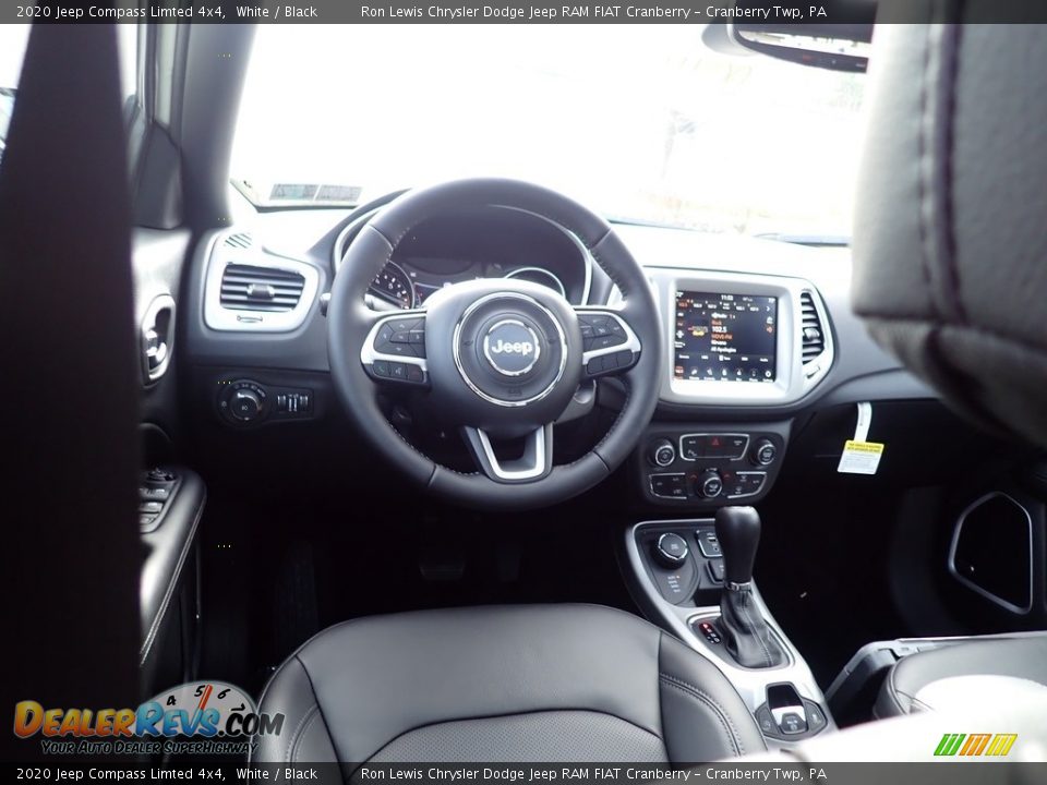 2020 Jeep Compass Limted 4x4 White / Black Photo #14