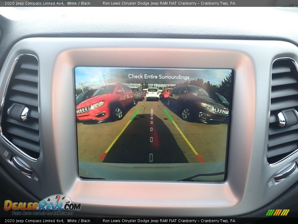 2020 Jeep Compass Limted 4x4 White / Black Photo #18