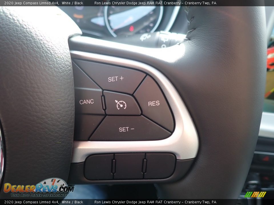 2020 Jeep Compass Limted 4x4 White / Black Photo #19