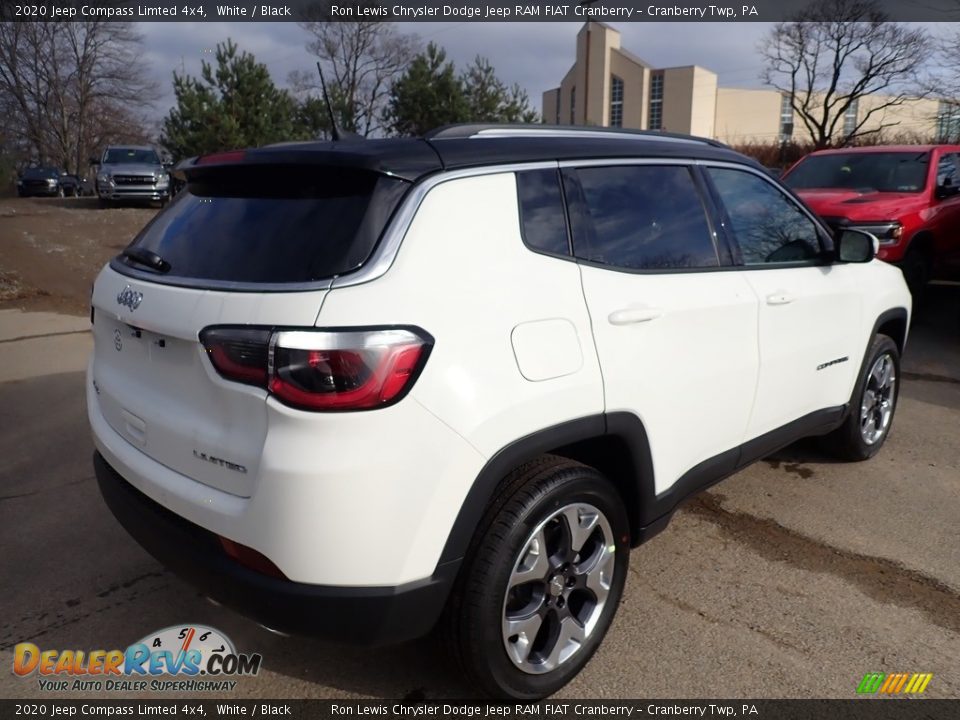 2020 Jeep Compass Limted 4x4 White / Black Photo #5