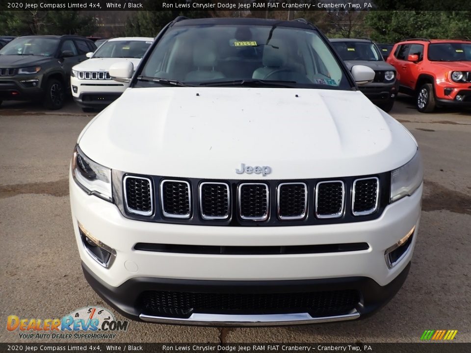 2020 Jeep Compass Limted 4x4 White / Black Photo #8