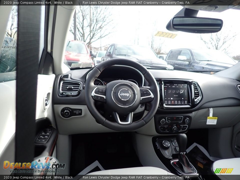 2020 Jeep Compass Limted 4x4 White / Black Photo #13