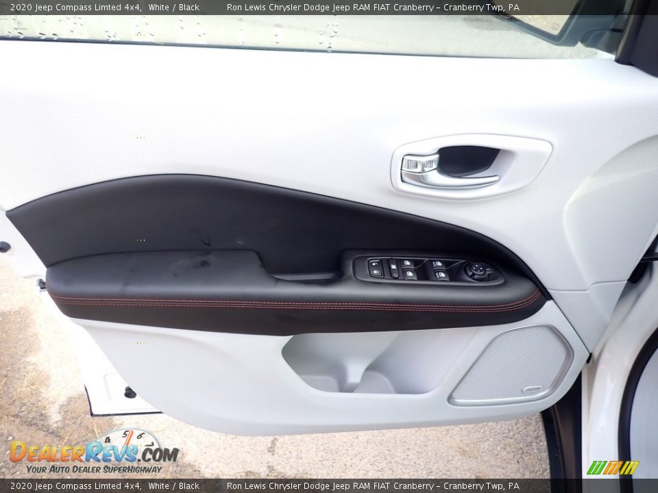 2020 Jeep Compass Limted 4x4 White / Black Photo #15