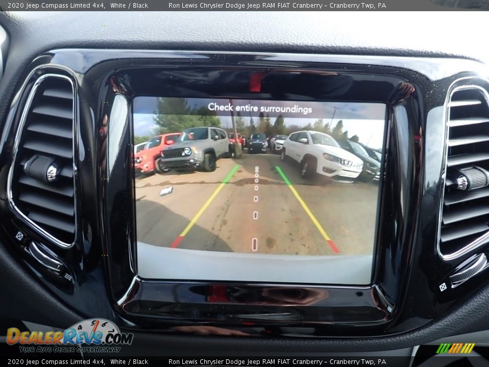 2020 Jeep Compass Limted 4x4 White / Black Photo #18