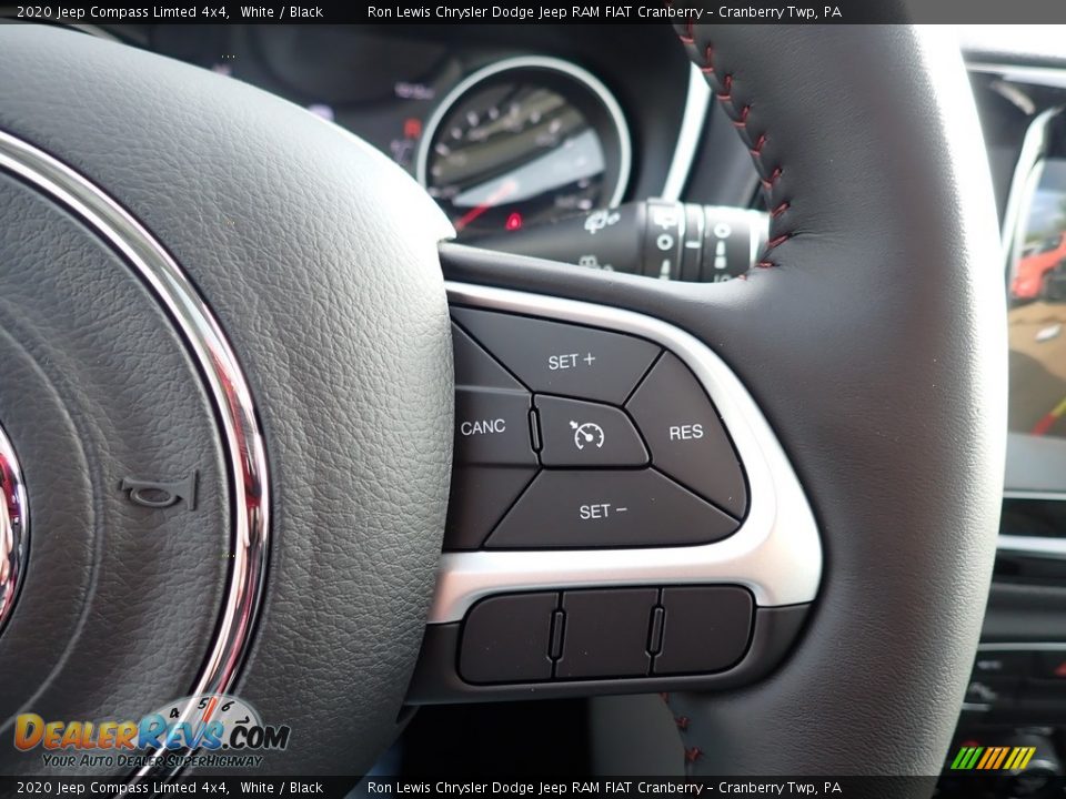2020 Jeep Compass Limted 4x4 White / Black Photo #19