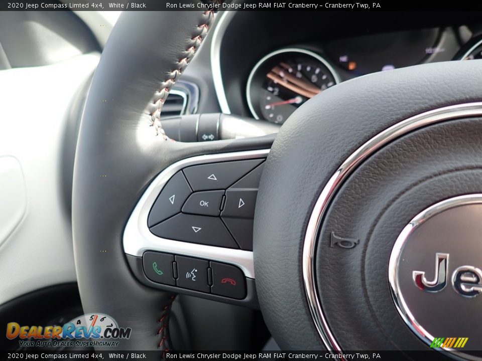 2020 Jeep Compass Limted 4x4 White / Black Photo #20