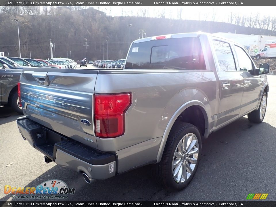 2020 Ford F150 Limited SuperCrew 4x4 Iconic Silver / Limited Unique Camelback Photo #2