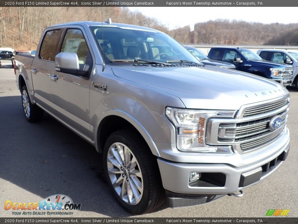 2020 Ford F150 Limited SuperCrew 4x4 Iconic Silver / Limited Unique Camelback Photo #3