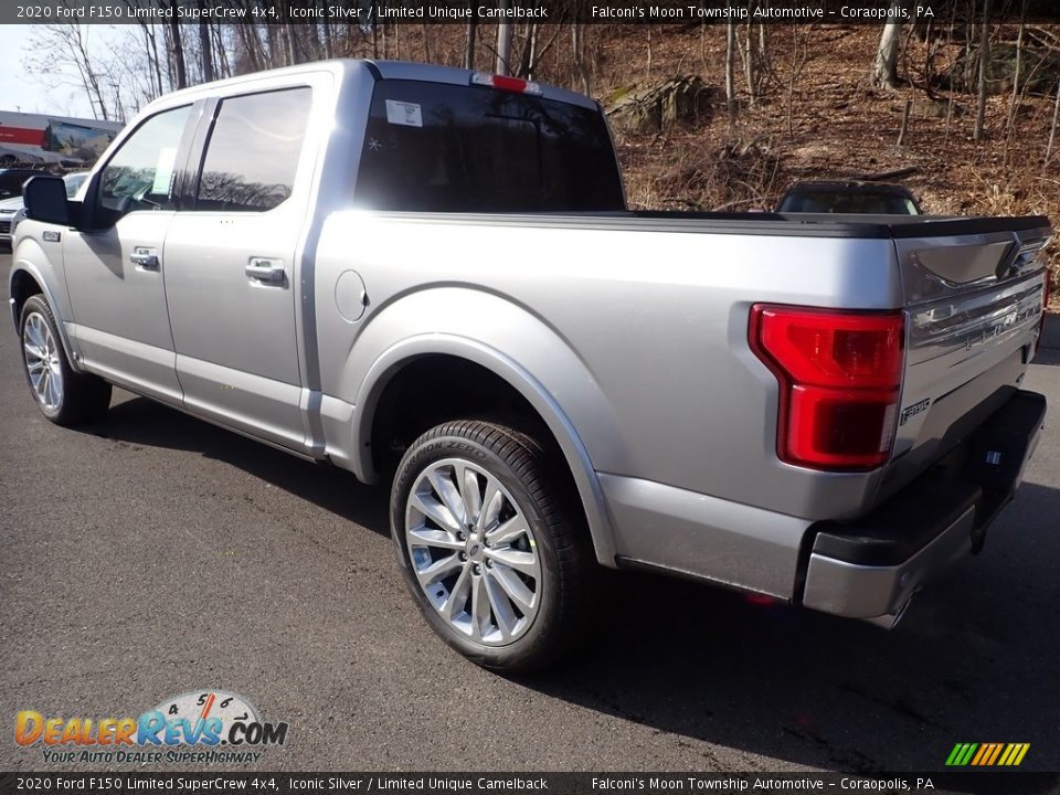 2020 Ford F150 Limited SuperCrew 4x4 Iconic Silver / Limited Unique Camelback Photo #6