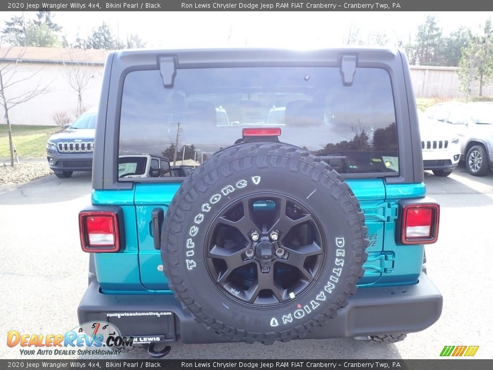 2020 Jeep Wrangler Willys 4x4 Bikini Pearl / Black Photo #4