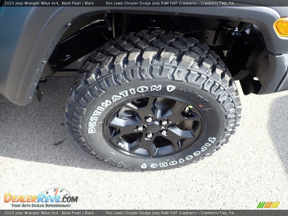 2020 Jeep Wrangler Willys 4x4 Bikini Pearl / Black Photo #9