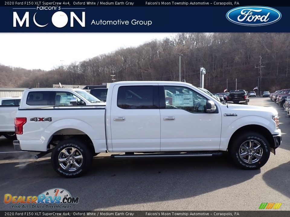 2020 Ford F150 XLT SuperCrew 4x4 Oxford White / Medium Earth Gray Photo #1