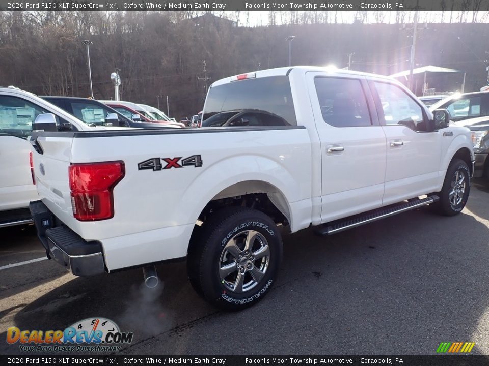 2020 Ford F150 XLT SuperCrew 4x4 Oxford White / Medium Earth Gray Photo #2