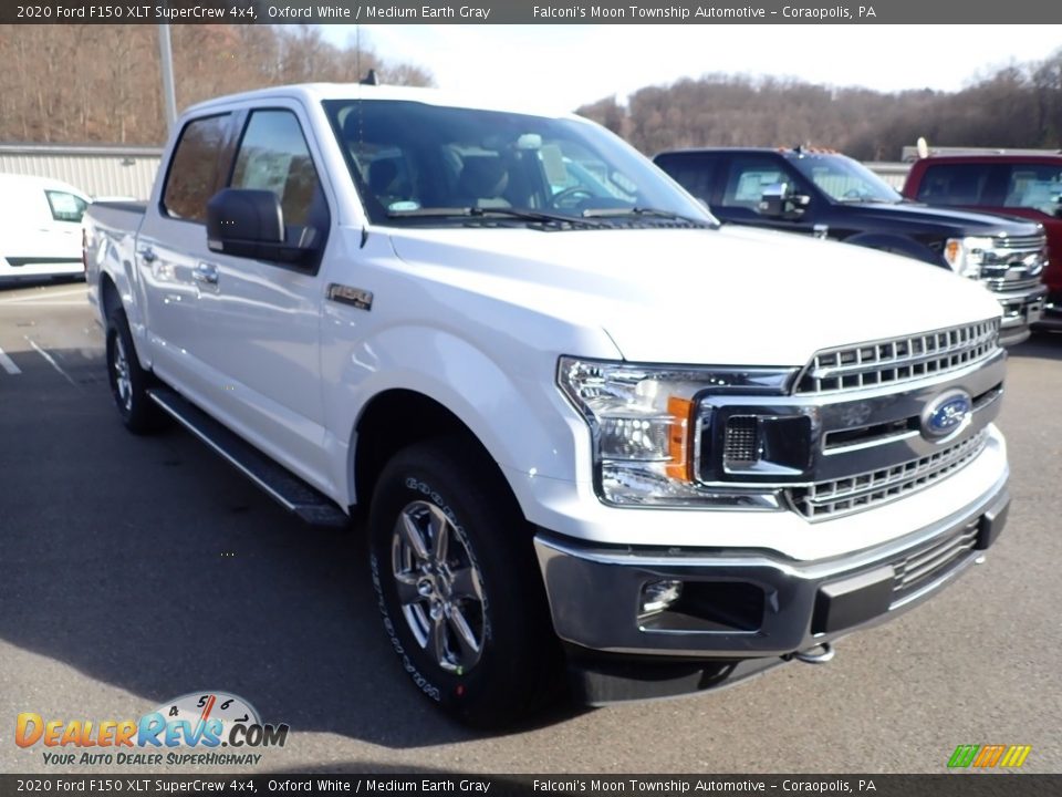 2020 Ford F150 XLT SuperCrew 4x4 Oxford White / Medium Earth Gray Photo #3
