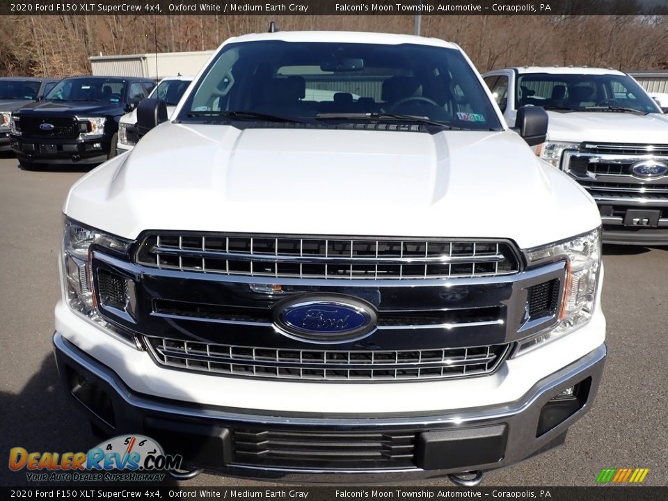 2020 Ford F150 XLT SuperCrew 4x4 Oxford White / Medium Earth Gray Photo #4