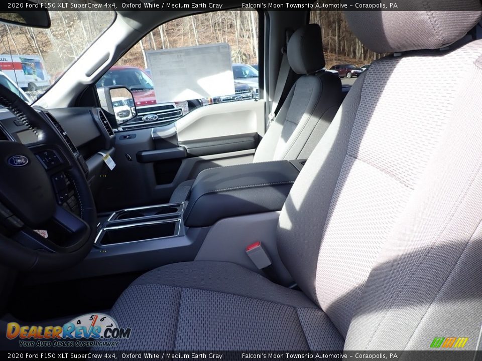 2020 Ford F150 XLT SuperCrew 4x4 Oxford White / Medium Earth Gray Photo #10